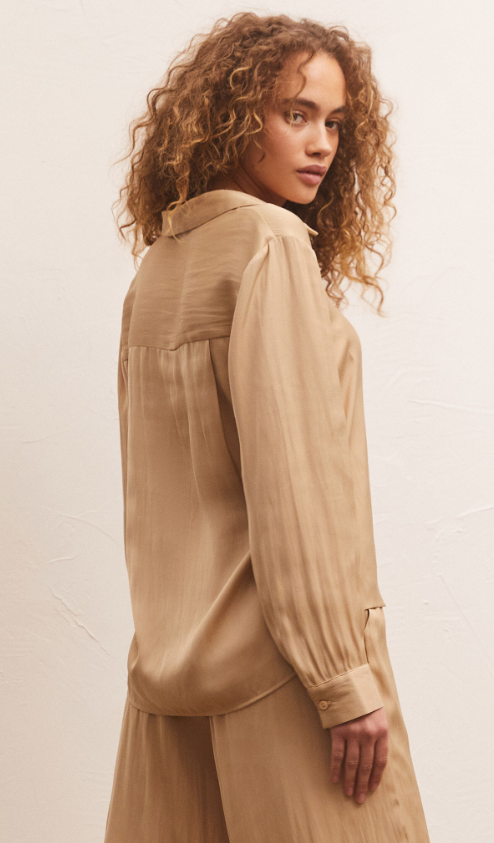 Z Supply Serenity Lux Sheen Rattan Top