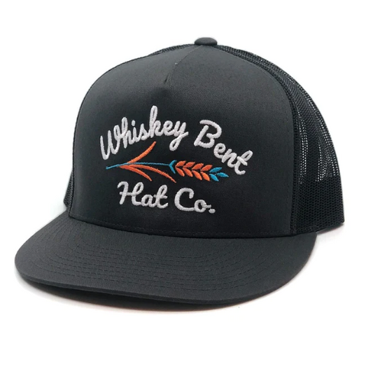 Whiskey Bent Troubador Charcoal Cap
