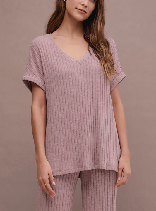 Z Supply Violet Rib Tunic