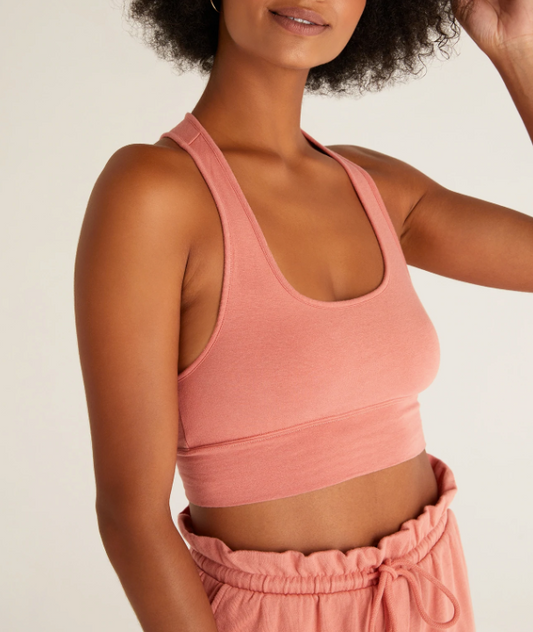 Z Supply Sia Tank Bra Canyon Rose XS