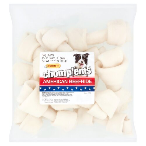 Chomp 'ems American Beefhide Dog Bone