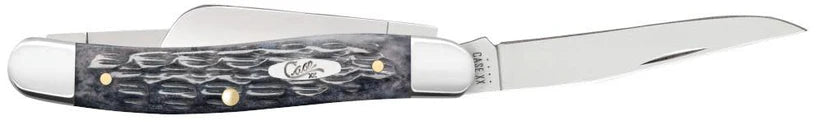 Case Pocket Worn Crandall Jig Gray Bone Medium Stockman