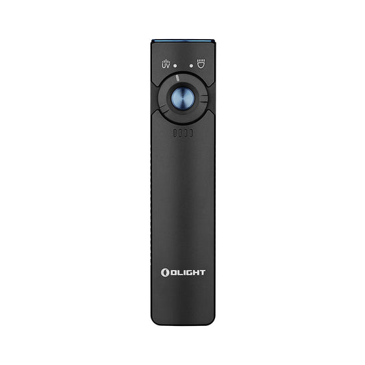 Olight Arkfeld UV - White Light and UV Dual Light Sources Flashlight in Black