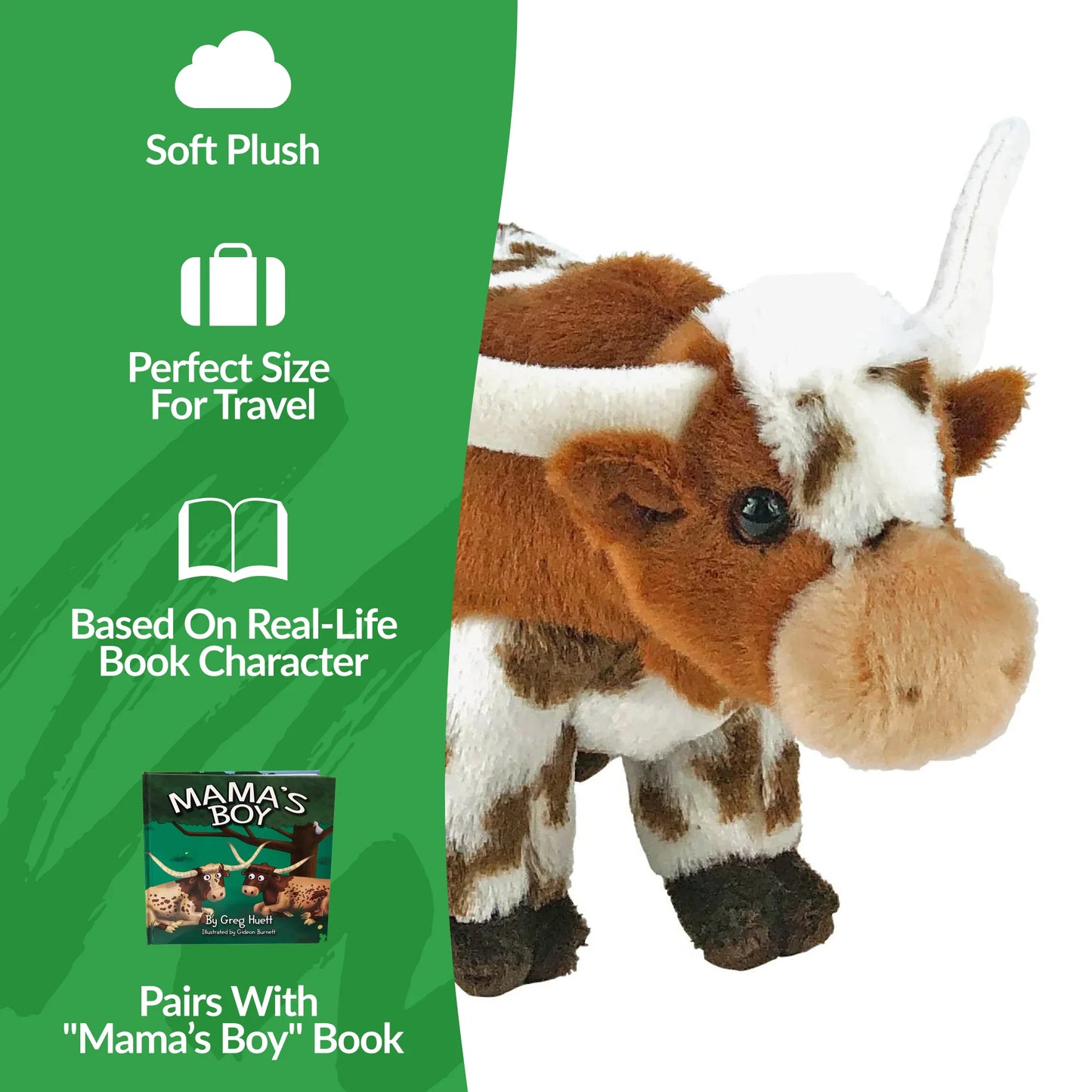 Big Country Woodrow the Longhorn Bull Plush