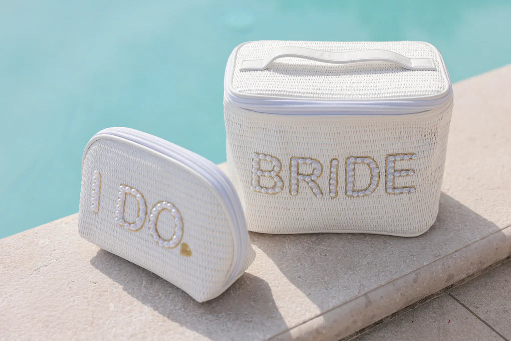 Shiraleah "I Do" White Zip Pouch