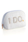 Shiraleah "I Do" White Zip Pouch