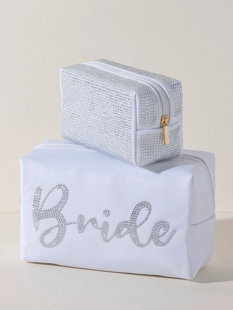 Shiraleah "Bride" White Zip Pouch