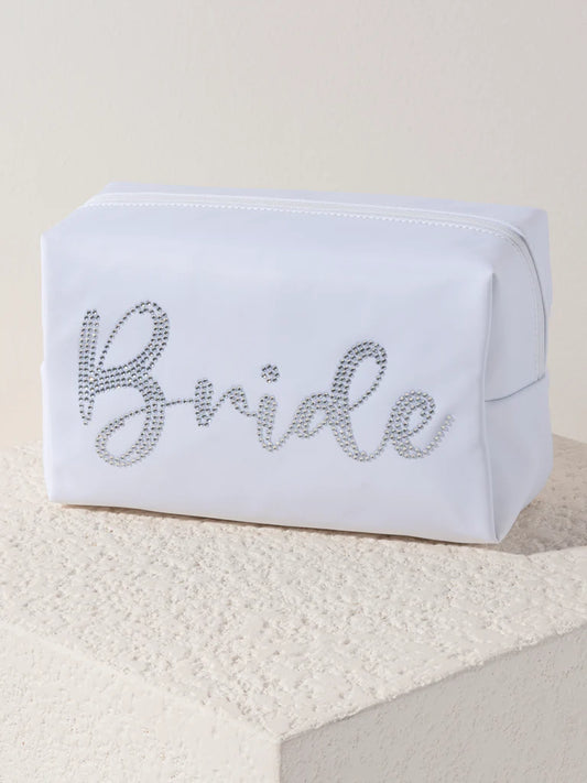 Shiraleah "Bride" White Zip Pouch