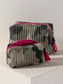 Shiraleah Ezra Quilted Nylon Small Boxy Cosmetic Pouch in Camo