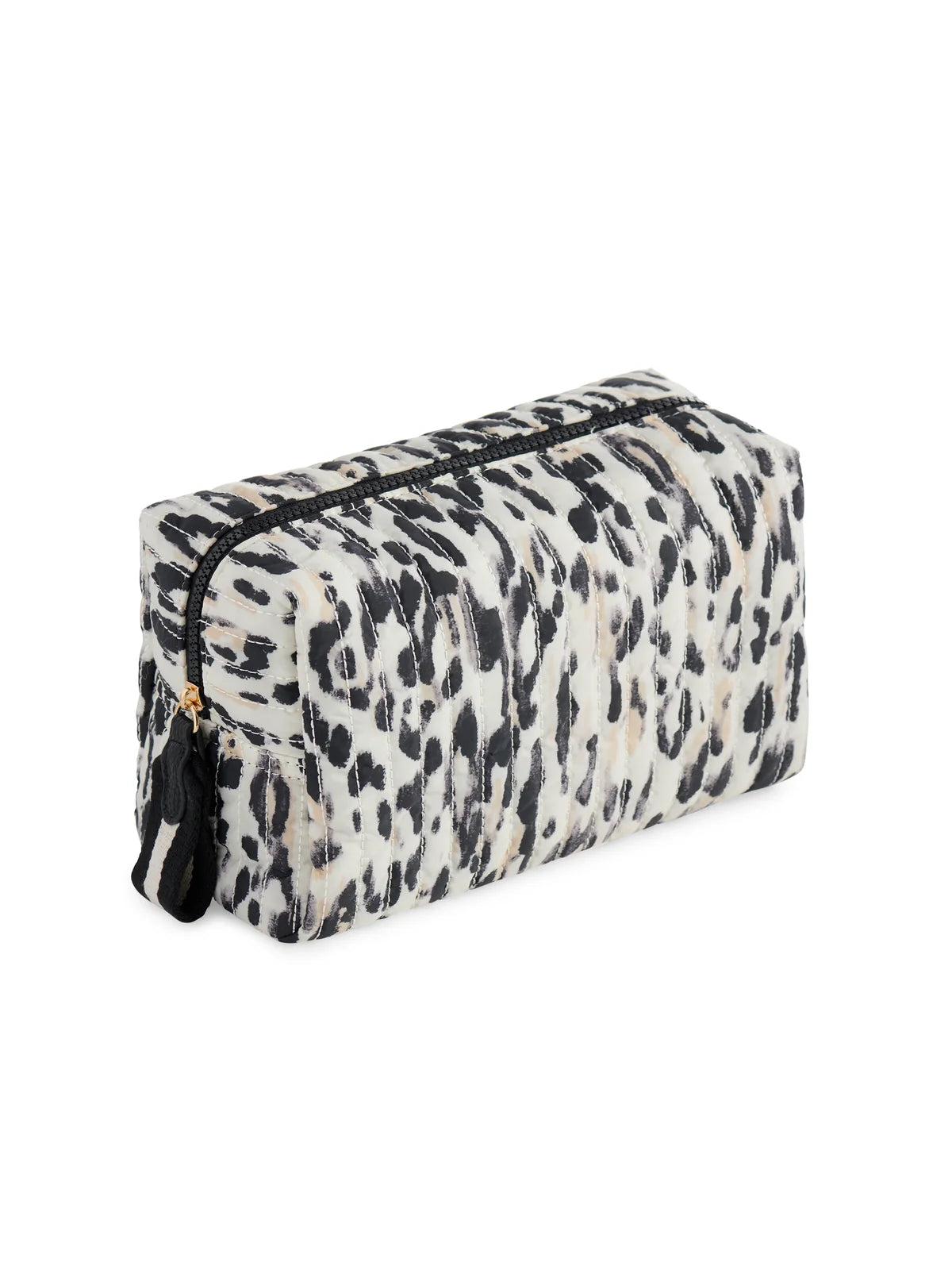 Shiraleah Ezra Large Boxy Cosmetic Pouch in Leopard
