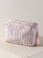 Shiraleah Logan Large Boxy Cosmetic Pouch in Rose