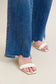 Judy Blue High Waisted Tummy Control Chew Hem Wide Leg Jean