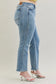 Judy Blue Nia Mid-Rise Yoke Cell Phone Pocket Dad Jeans
