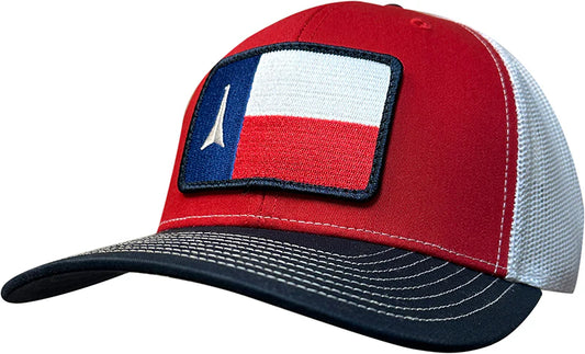 Fast Back Red, White & Blue Texas Flag Cap