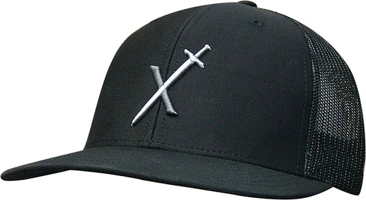 Fast Back Black Excalibur Logo Cap