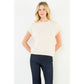 Knit Vest Top in Cream