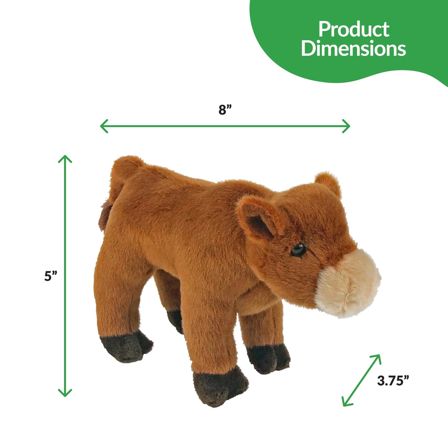 Big Country Scarlett the Red Angus Cow Plush