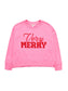 Shiraleah "Very Merry" Pearls Relaxed Sweatshirt