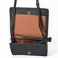 American Darling Black Quilted and Western Floral Tooled Leather Bag