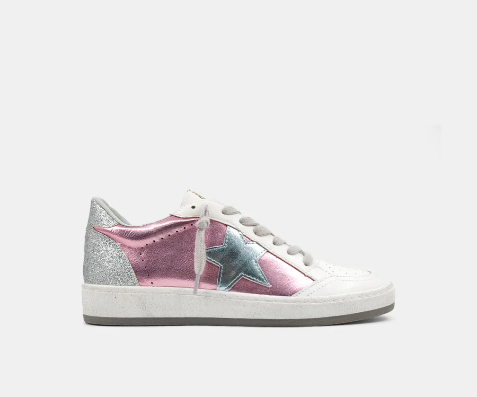 Shu Shop Womens Paz Sneaker METALLIC PINK 5.5