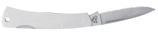 Case Brushed Stainless Steel Executive Lockback with Lanyard Hole