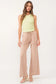 Another Love Quincy Wide Leg Warm Sand Terry Pant