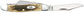 Case Peach Seed Jig Amber Bone Carbon Steel Medium Stockman with Spey Blade