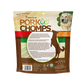 Premium Pork Chomps Assorted Flavor Twists