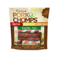 Premium Pork Chomps Assorted Flavor Twists