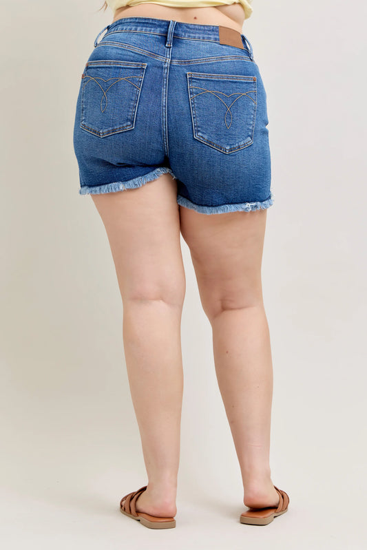 Judy Blue High Waisted Slim Short