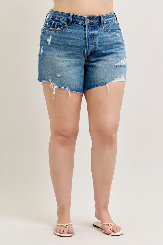 Judy Blue High Waisted Rigid Magic Cut Off Shorts