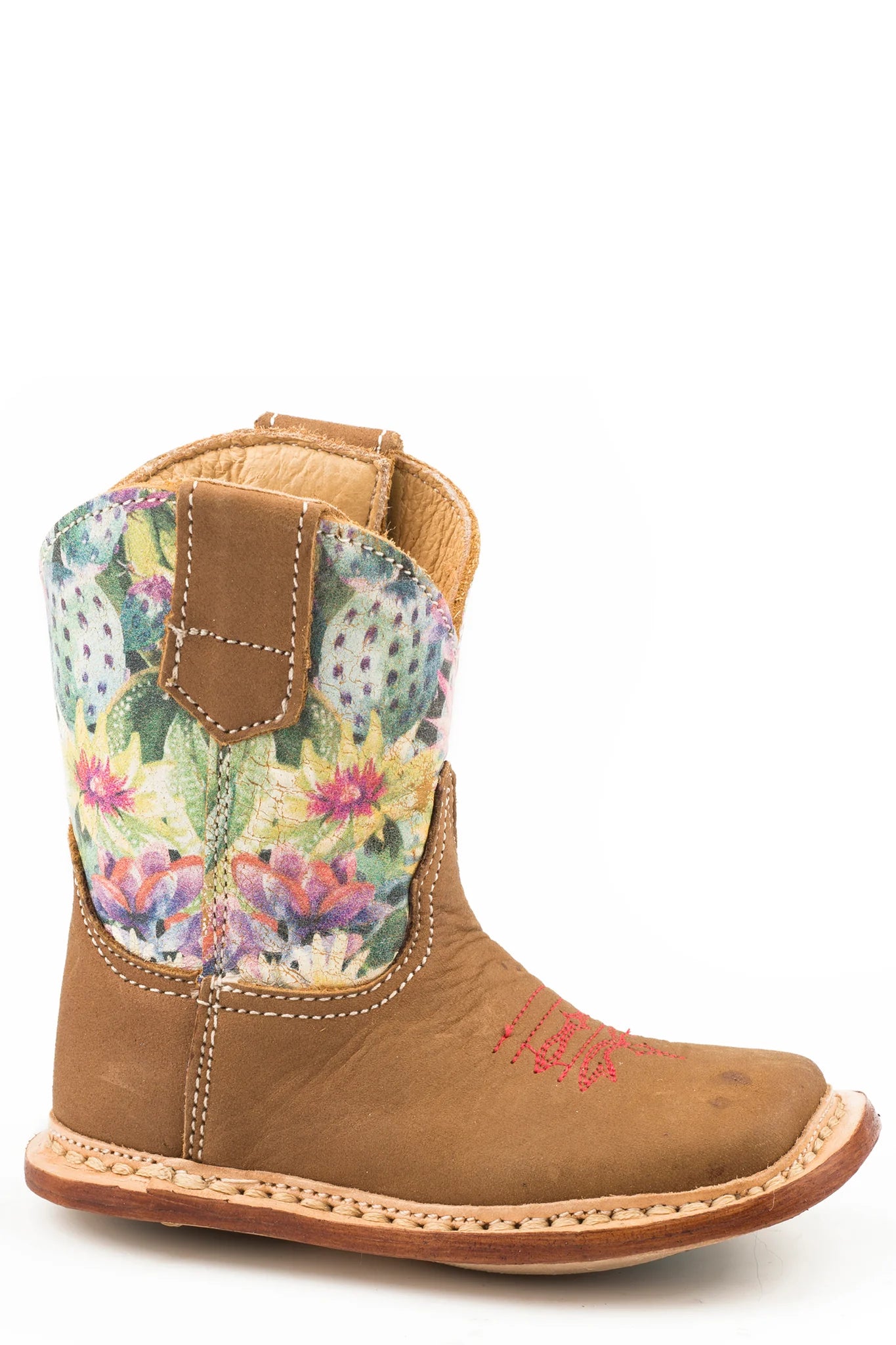 Roper Infant Girls Prickly Tan Nubuck Cowbabies Boot