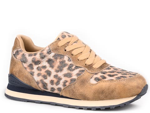 Roper Giddyup Tan Leopard Sneaker