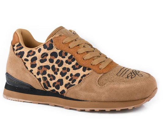 Roper Women's Giddy Up Cheetah Casual Sneaker