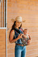 Myra SnugTrail Cotton Baby Carrier in Southwestern Sky
