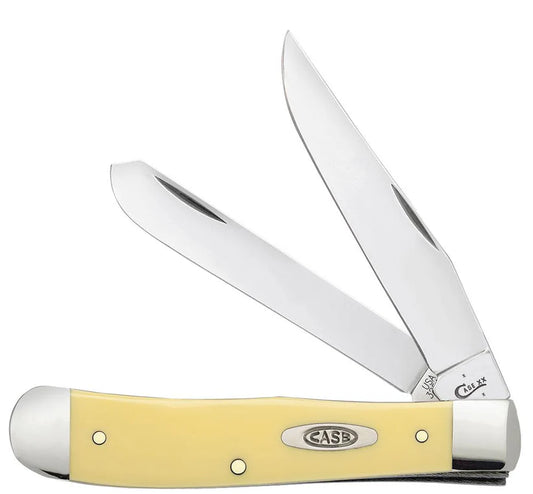 Case Yellow Synthetic Carbon Steel Trapper