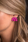 West & Co. Pink Half Flower Post Earring