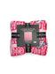 Pink "Howdy" Throw Blanket