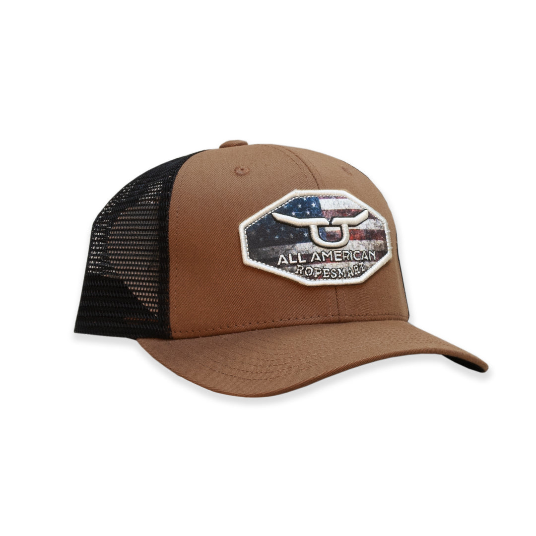 RopeSmart All American Diamond Flag Patch Cap