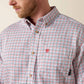 Ariat FR Basic Work Shirt in White Multi