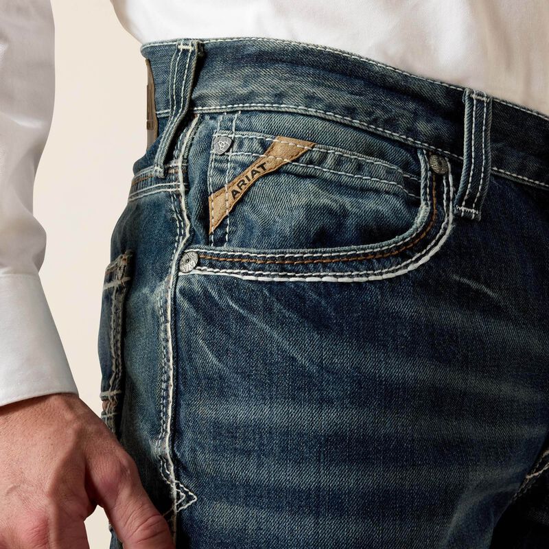 Ariat M4 Low Rise Coltrane Boot Cut Jean in Durango