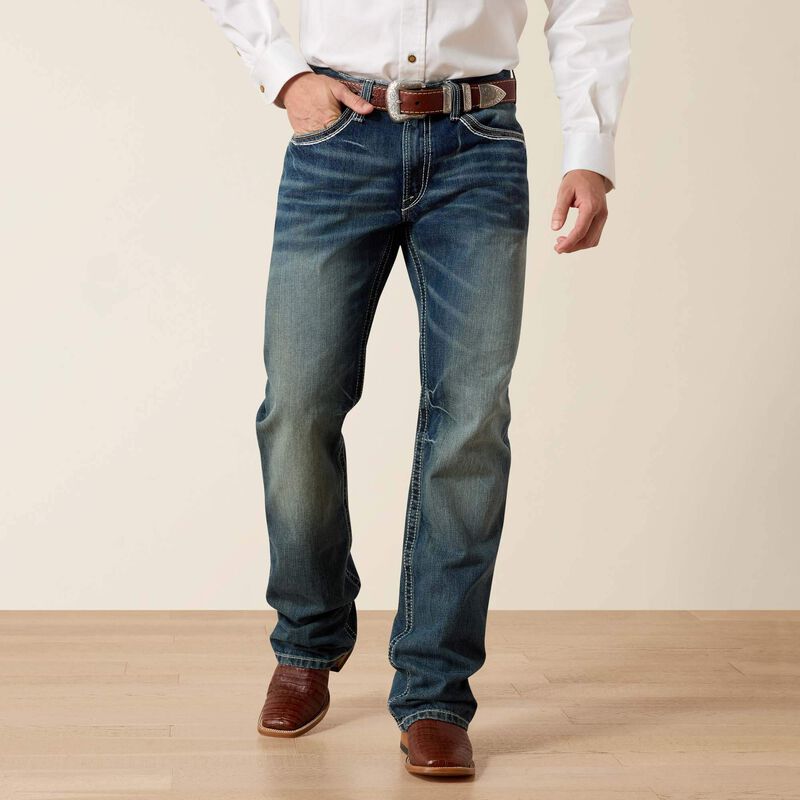 Ariat M4 Low Rise Coltrane Boot Cut Jean in Durango
