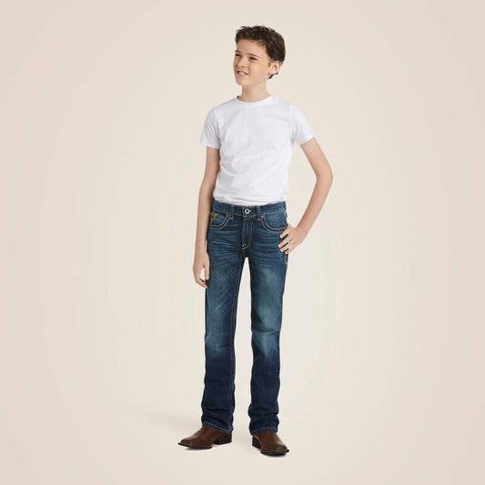 Ariat Boys B5 Slim Boundary Stackable Straight Leg Jean