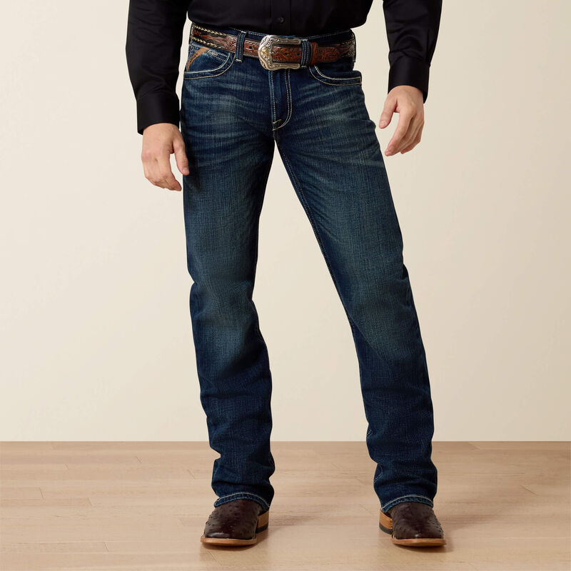 Ariat M4 Low Rise Stretch Adkins Boot Cut Jean in Turnout