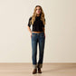 Ariat R.E.A.L. Mid Rise Stretch Ivy Stackable Straight Leg Jean