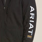 Ariat Men's Rebar Black All-Weather Full Zip Hoodie