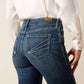 Ariat Women's Trouser Perfect Rise Aisha Wide Leg Jean