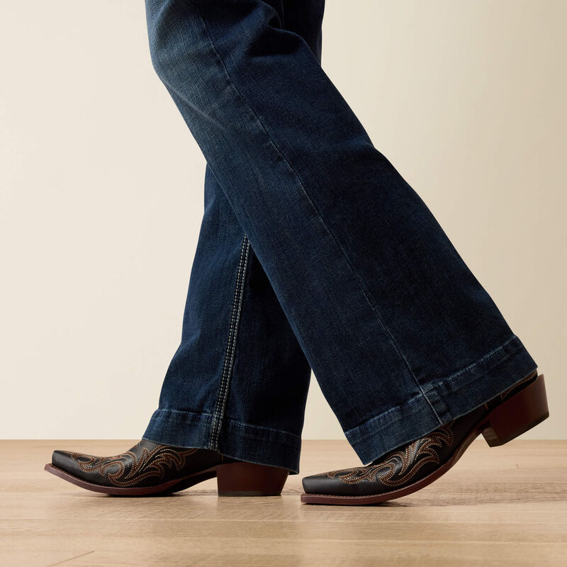 Ariat Women's Trouser Perfect Rise Aisha Wide Leg Jean
