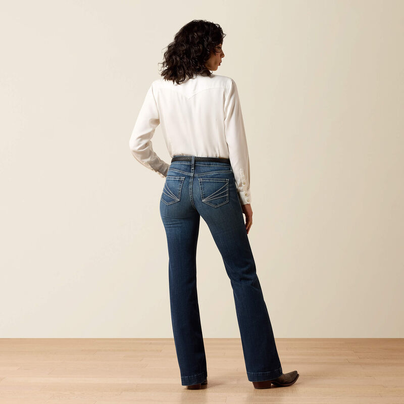 Ariat Women's Trouser Perfect Rise Aisha Wide Leg Jean
