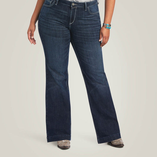 Ariat Women's Trouser Perfect Rise Aisha Wide Leg Jean